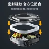 A new Nordic-style portable mini compartment-sealed large-capacity one-week morning and evening pill and capsule dispensing box Specification image